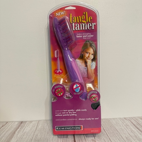 Remington DT800 Tangle Tamer Electric Detangling Comb Wet/Dry Brush Cordless NEW - Picture 12 of 12